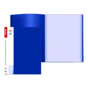 Папка с 20 вкладышами А4 deVente «Daily», 500мкм, торц.карман, синяя