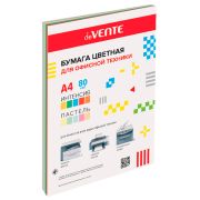 Бумага цветная, А4, 80г, deVente «MIX» 10 цветов, 20л.