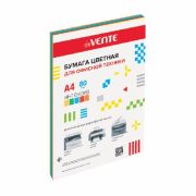 Бумага цветная, А4, 80г, deVente 5 цветов, интенсив, 20л.