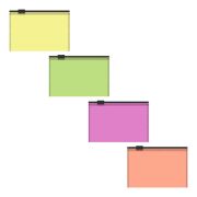 Папка на молнии/зиппер 112*80мм Erich Krause Card Size Fizzy Neon, пластик, 140мкм, ассорти
