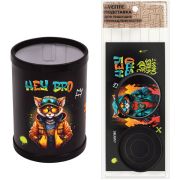 Подставка-стакан д/пишущих принадл. deVente «Hey Bro», 11,1*8см, сборно-разборная
