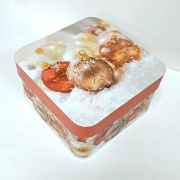Коробка подарочная «Праздничные шарики» БОЛЬШАЯ 17х17х9,5см