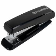 Степлер №24/6, 26/6 BRAUBERG «Standard», до 30 листов, черный