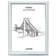 Фоторамка 21*30 deVente пластик, белая, стекло, серия 1