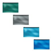 Папка на молнии/зиппер 81*112мм Erich Krause Glossy Ice Metallic, пластик, 180мкм, ассорти