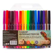 Фломастеры 18цв. ПандаРог «Мир динозавров» с вент. колп., п/у, европод.