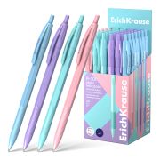 Ручка шариковая автомат. Erich Krause «R-301 Matic&Grip Pastel» СИНЯЯ 0.7мм