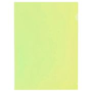 Папка-уголок А4 160мкм прозрачная фисташковая