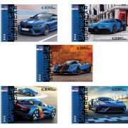 Альбом для рисования А4 32 л., спираль, обложка картон, HATBER, 205х290 мм, «Supercar»