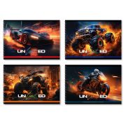 Альбом для рисования 24л., А4, на гребне BG «Unlimited», эконом