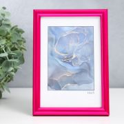 Фоторамка пластик «Радуга» 10х15 см, пурпурный металлик