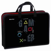 Папка с ручками 1 отделение, А4 Berlingo «Game on», 340*245*75мм, пластик, на молнии