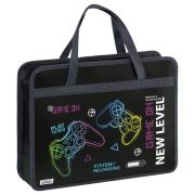 Папка с ручками А4 ArtSpace «New level», пластик, на молнии, 75мм