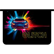 Папка для тетрадей 1 отделение на молнии А4 «GLITCH», пластик