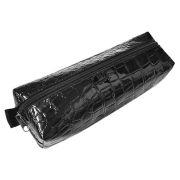 Пенал-косметичка BRAUBERG «Ultra black», «крокодиловая кожа», 20х6х4 см