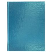 Блокнот А5 80л.кл.сшивка,тв.обл.Hatber, METALLIC МЯТА, 5-цв.блок, бумвинил