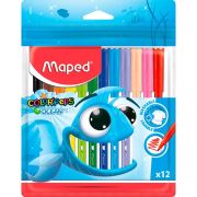 Фломастеры 12цв. MAPED «COLOR'PEPS OCEAN» с вент. колп., п/у