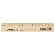 Линейка 15см Красин «Стандарт», дерево