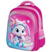 Рюкзак BRAUBERG KIDS FLOSSY, 2 отделения, 3 кармана, «Sweet Kitten», 3D-панель, 40х28х18 см