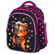 Рюкзак BRAUBERG KIDS MIND с пеналом в комплекте, 2 отделения, «Tiger Cub», 40х28х18 см