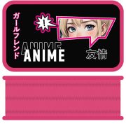 Пенал 3 отделения на молнии ПЧЕЛКА «ВЗГЛЯД», 190*105мм