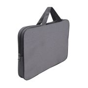 Папка д/менеджера А4 deVente текстил. внутрен. карман, ручки до 24см, широкая 7см, серая