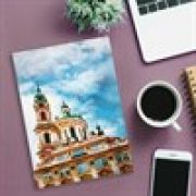 Блокнот БОЛЬШОЙ ФОРМАТ (205х290 мм) А4, 80л, твердый, клетка, STAFF, «Город», 114405