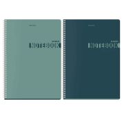 Тетрадь А4, 96 л., BRAUBERG, гребень, клетка, матовая ламинация, «NoteColor» (микс в спайке), 405316