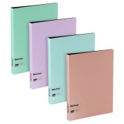 Папка на 4 кольцах Berlingo «Instinct» А4, 35мм, 700мкм, D-кольца, с внутр. карманом, ассорти