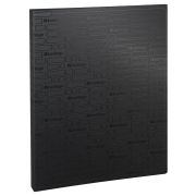 Папка на 4 кольцах Berlingo «Your Way», А4, 24мм, 600мкм, черная, D-кольца, с внутр. карманом