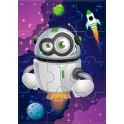 Пазл 12 эл. А4 Квадра «Космос» магнитный