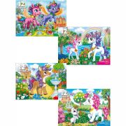 Пазл 12 эл. Рыжий Кот «ЧУДЕСНЫЕ ЕДИНОРОГИ №25», 175*130мм