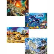 Пазл 120 эл. Рыжий Кот «КРАСИВЫЕ КАРТИНКИ», 165*225мм