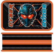 Пенал 3 отделения на молнии ПЧЕЛКА «КИБЕР БОТ», 190*105мм