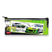 Пенал-косметичка на молнии Hatber «Гоночные легенды», 195*75мм, полиэстер