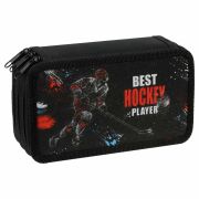 Пенал 3 отделения, 190*110 ArtSpace «Hockey», ткань
