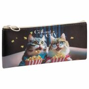 Пенал мягкий 200*100 MESHU «Cat and the City», искусственная кожа
