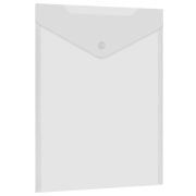 Папка-конверт с кнопкой А4, BRAUBERG «UNIVERSAL», до 100 листов, вертикальная, прозрачная, 0,15 мм