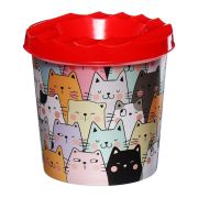 Стакан - непроливайка для рисования Calligrata «Ситикэтс», 210 мл, с рисунком