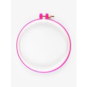 Пяльцы для вышивания, d=14/16 см, розовые