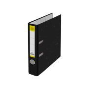 Папка-регистратор А4 Dolce costo, 50мм, неразборная, мрамор черная