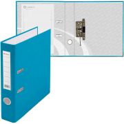 Папка-регистратор А4 Lamark, 50мм, неразборная, металл.окантовка, карман на корешке, голубая