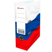 Папка-регистратор А4 Lamark, 75мм, неразборная, ламинированный картон, триколор