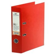 Папка-регистратор А4 Workmate, 75мм, разборная, метал.окантовка, карман на корешке, двухсторон. ПП покрытие, красная