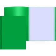 Папка с 10 вкладышами А4 Attomex, 500мкм, зеленая