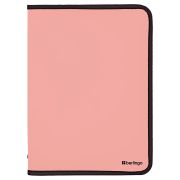 Папка на молнии Berlingo «Instinct» А4, 500мкм, фламинго