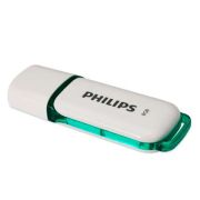 Флеш-диск 8 GB PHILIPS SNOW, разъем USB 2.0, зеленый