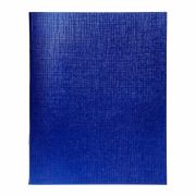 Тетрадь 96л.кл.скрепка Hatber, «Metallic Синяя», бумвинил