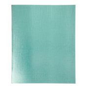 Тетрадь 96л.кл.скрепка Hatber, «Metallic Мята», бумвинил