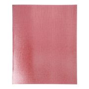 Тетрадь 96л.кл.скрепка Hatber, «Metallic Розовая», бумвинил